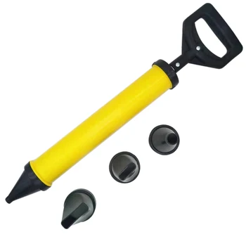 

4 Nozzle Mortar Pointing Filling Stainless Steel Detachable Manual Caulking Brick Applicator Tool Grouting Sprayer Lime Pump