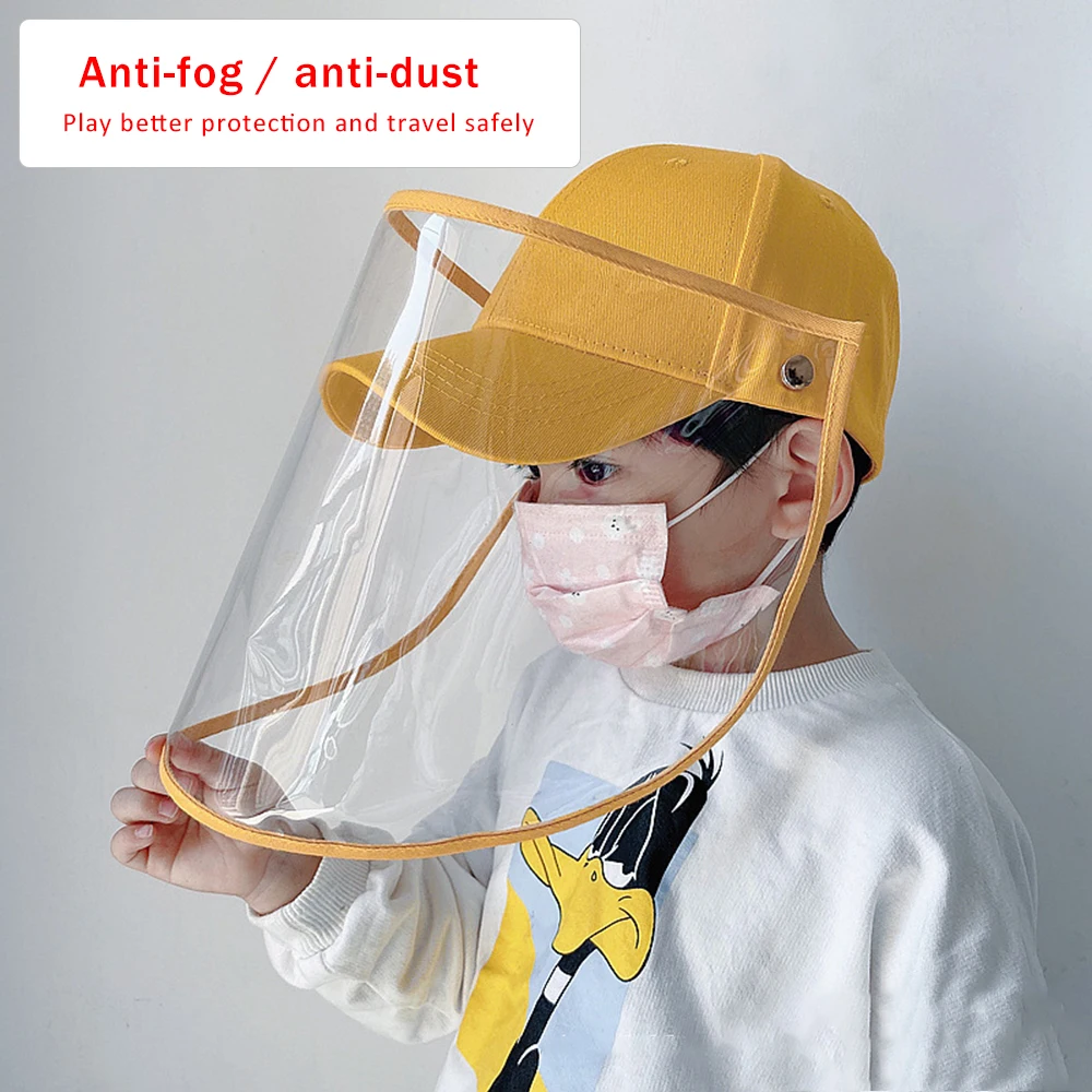 

Children Anti-Spitting Hats Anti Dust Anti Virus Protective Hat For 3-7 Years Kids Protection Dustproof Cover Kids Boy/Girl Caps