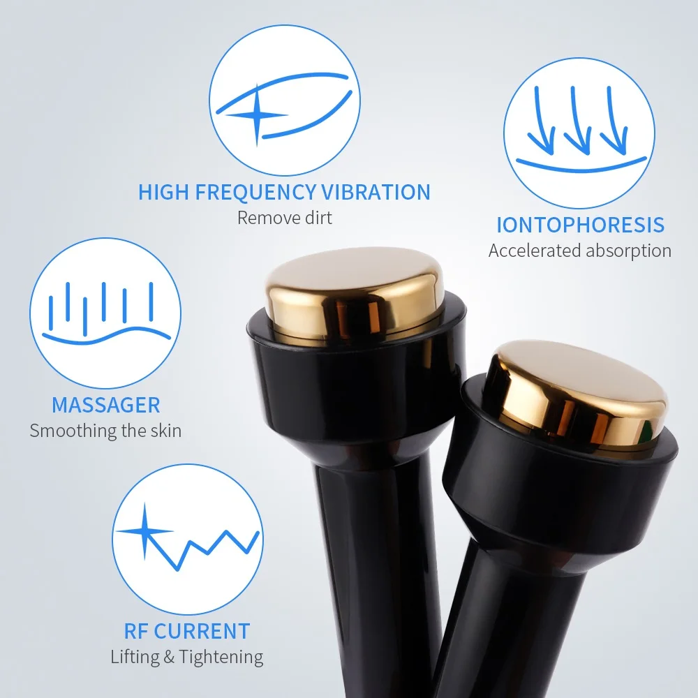 Portable Ultrasound Beauty Machine Ultrasonic Face Body Massager Skin Care Face Lifting Pores Cleansing Facial SPA Massager