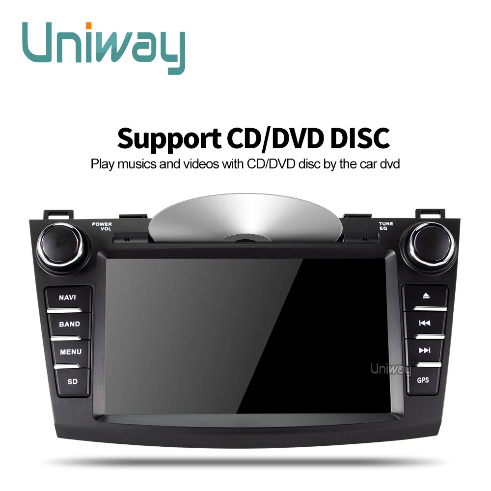 Clearance uniway LXM38090 android 8.1 car dvd for New Mazda 3 car radio navigation 2
