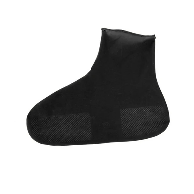 2021New Rain Boots Waterproof Shoe Cover Silicone Unisex Outdoor Waterproof Non-Slip Non-slip Wear-Resistant Reusable Shoe Cover black