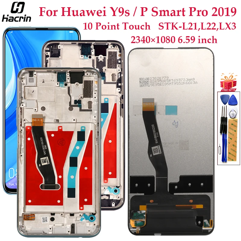 

Display For Huawei Y9s STK-L21 L22 LX3 LCD Dispaly Touch Screen Assembly Replacement For Huawei Y9s Y9 s/P Smart Pro 2019 Screen