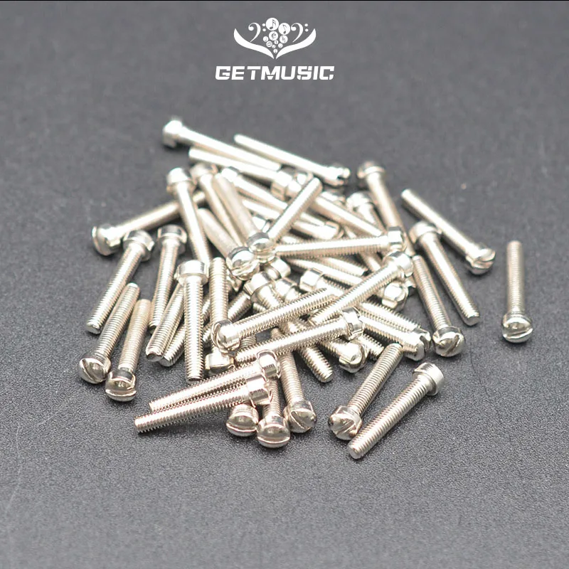 100 pcs/lots Electric Guitar Humbucker Pickup Polepiece Pole Screws Guitar Pickup Screw