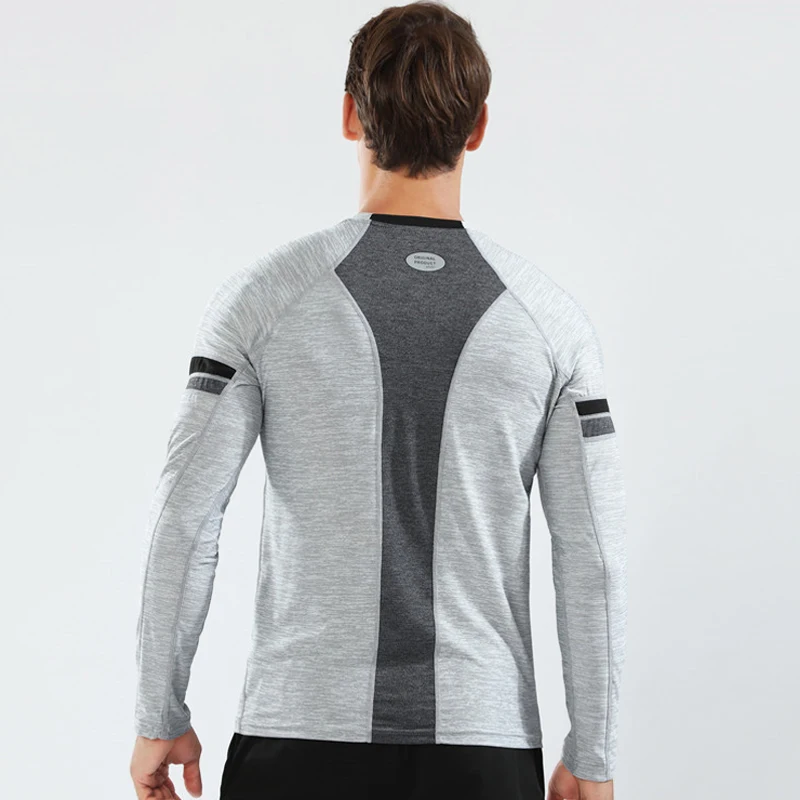 Psvteide Rashguard Мужская футболка для бега s Crossfit Футболка компрессионная рубашка для спортзала Мужская рубашка с длинными рукавами Рашгард тренажерный зал топы новинка