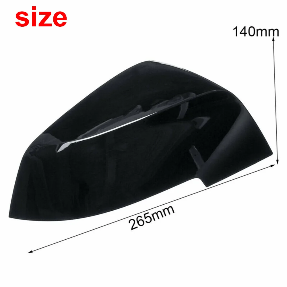 Черный глянец Зеркало заднего вида крышка Кепки пульт дистанционного управления
