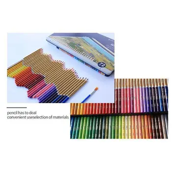 

72Colors Oil Color Pencils Set Sketch Pencil No-Toxic Wood Soft Bright Color Pencil Artist Paint School Supplies