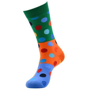 

Jaycosin Sock Casual Dot Print Socks Men Cotton Comfortable Sport Sock Funny Socks For Men Calcetines Hombre