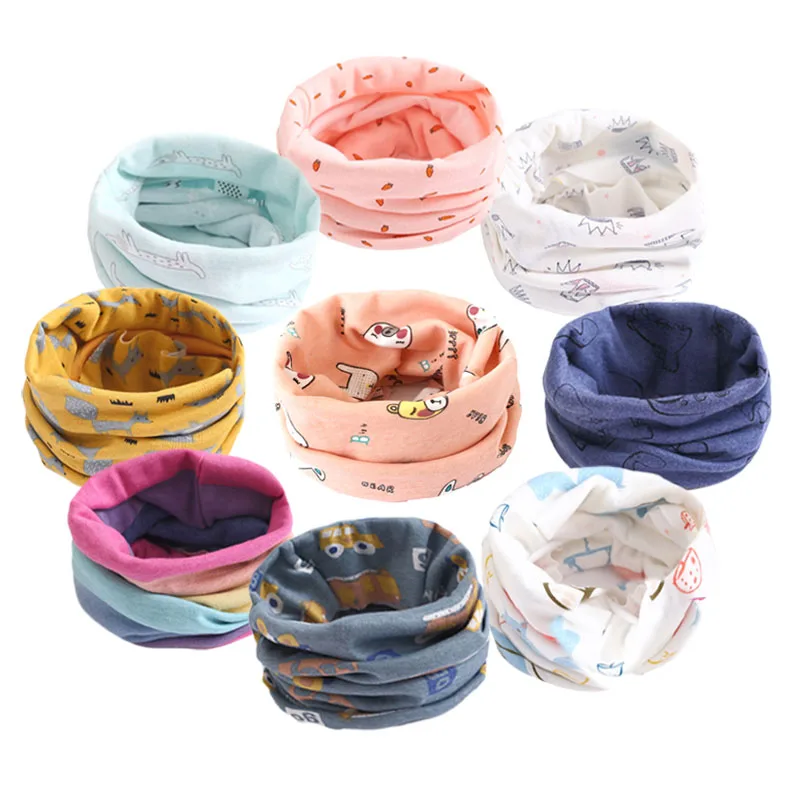 

Baby 3pcs scarf winter cotton thermal insulation boy and girls thin wind protection children scarf children spring winter CHU003