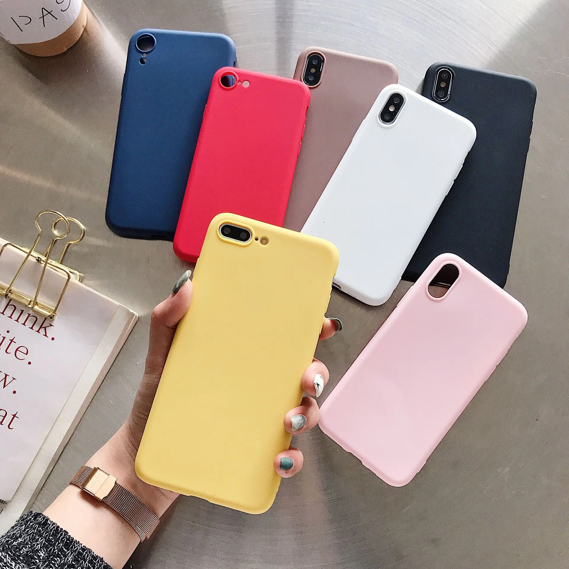 Модный матовый Силиконовый чехол для Xiaomi Mi 9 SE 8 Lite A2 A1 Capa Redmi 6 Pro 6A 5 Plus 5A 4X 4A милый