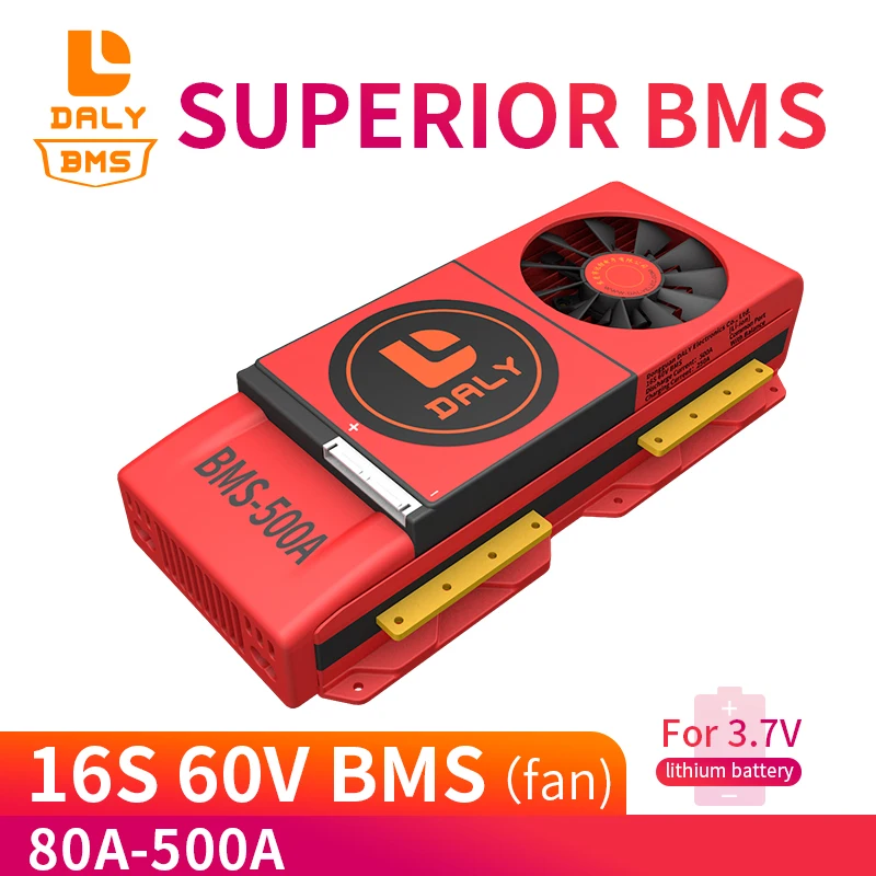 103 вентилятор 16S BMS 80A 100A 150A 200A 500A литий ионная литиевая батарея 18650 зарядное