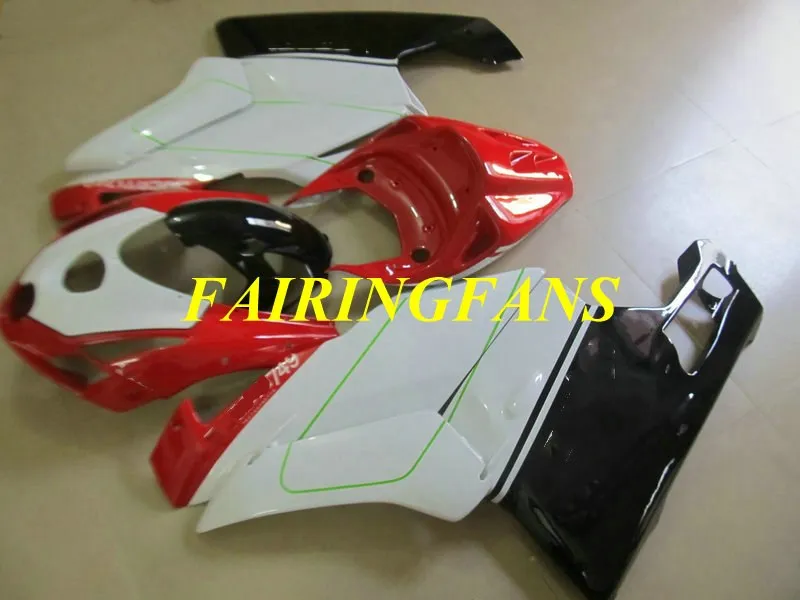 Литьевая форма Обтекатели кузова для DUCATI 749 999 03 04 ducati 749 999 2003 2004 ABS белые, красные Обтекатели+ подарки DD12