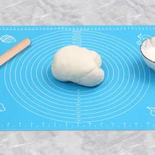 Ex-Большой силиконовый коврик для выпечки для духовки весы раскатки теста коврик для выпечки прокатки помадка, кондитерские изделия коврик с антипригарным покрытием жаропрочная посуда, Кулинария Инструменты