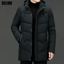 Warm Designer Brand Winter Top Quality Hooded Windproof Casual Fashion Parka Jacket Men Windbreaker Puffer Coats Clothes Men