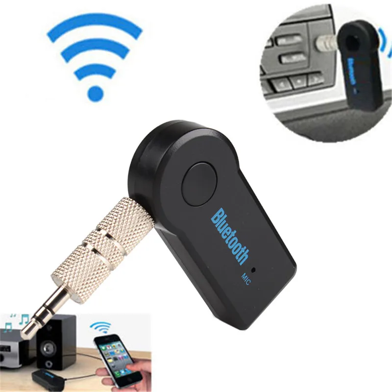 Беспроводной Bluetooth приемник динамик громкой связи AUX 3 5 мм аудио автомобильный