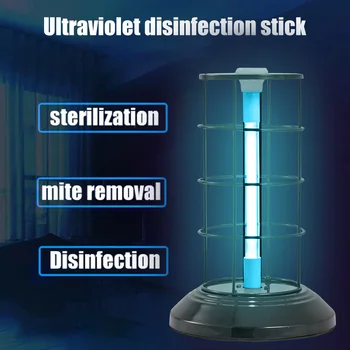 

16W UV Ozone Iron Art Disinfection Light Bactericidal Kill Mite Sterilizer Lamp for Home Sterilizer Lights Disinfection Deodor