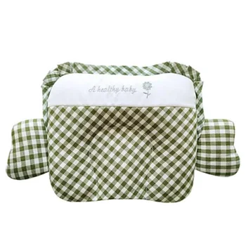 

Baby Washable Pillow Bamboo Fiber Child Anti-Deviation Headrest Newborn Plant Pellets Filled Pillow Wing 0-5 Years Old