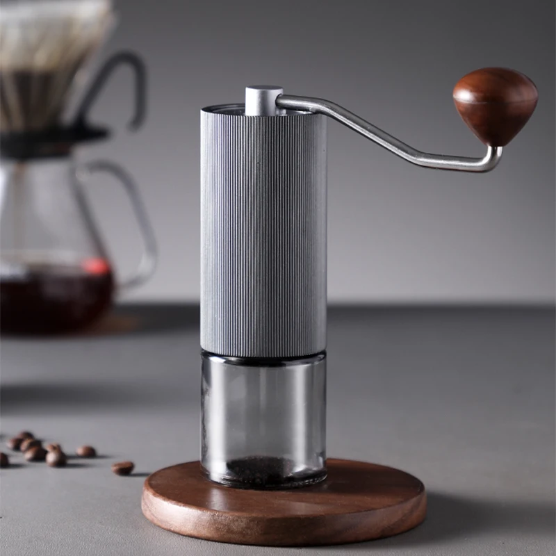 HERO Portable Manual Coffee Grinder 420 Stainless Steel Burr Grinder