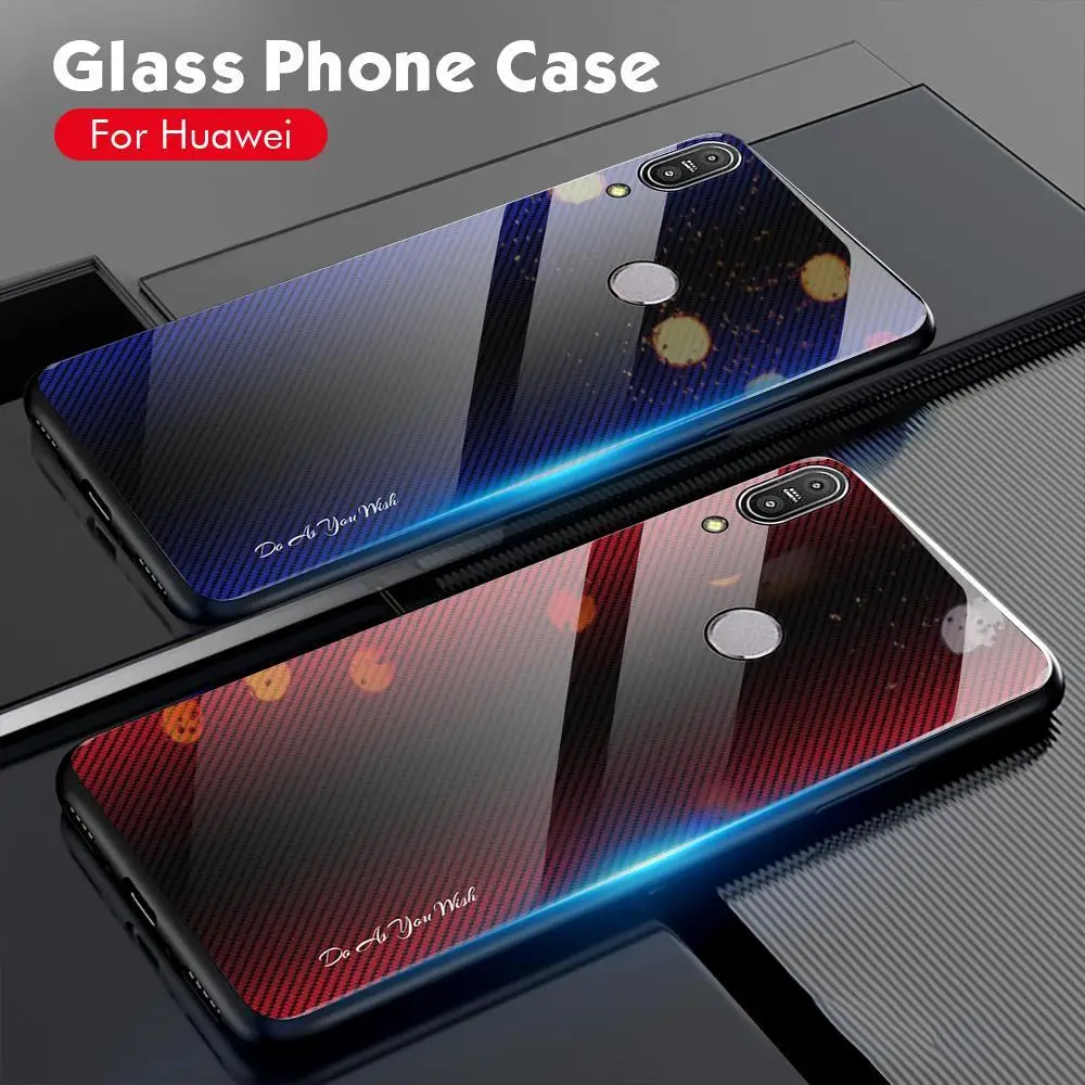 Чехол-накладка из закаленного стекла для Asus Zenfone Max Pro M2 ZB631KL ZB633KL с глянцевыми