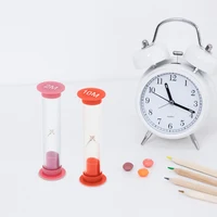 6pcs Kid 6 Colors Classroom Game Sand Clock Timer montessori Toys Hourglass Sandglass Home Decor toys for children 2