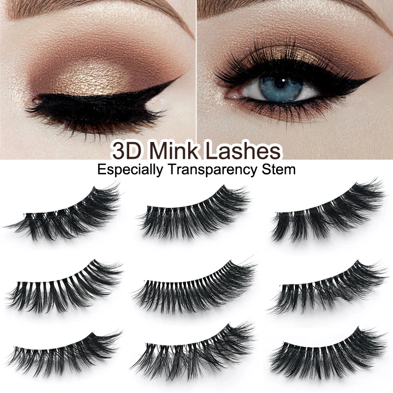 

CLOTHOBEAUTY False Eyelashes Natural Thick Long Volume Eye Lashes 3d Mink Hair Eyelashes Makeup Extension, mink eyelashes-3DY