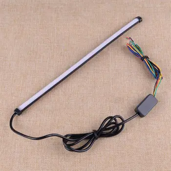 

CITALL Motorcycle Sequential Switchback Flowing Tail Brake Turn Signal Strip LED lights Lamp DC12~24V Fit For All Motorcycles