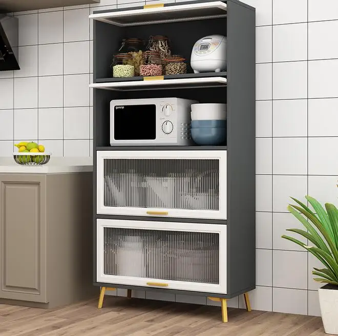 Side cabinet modern simple kitchen storage cabinet living room storage wall cupboard tea