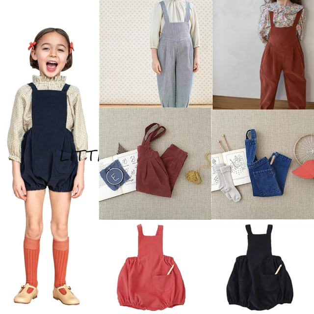 Kinder Riemen Overalls Soor Ploom Marke Baby Mädchen Stram pler  