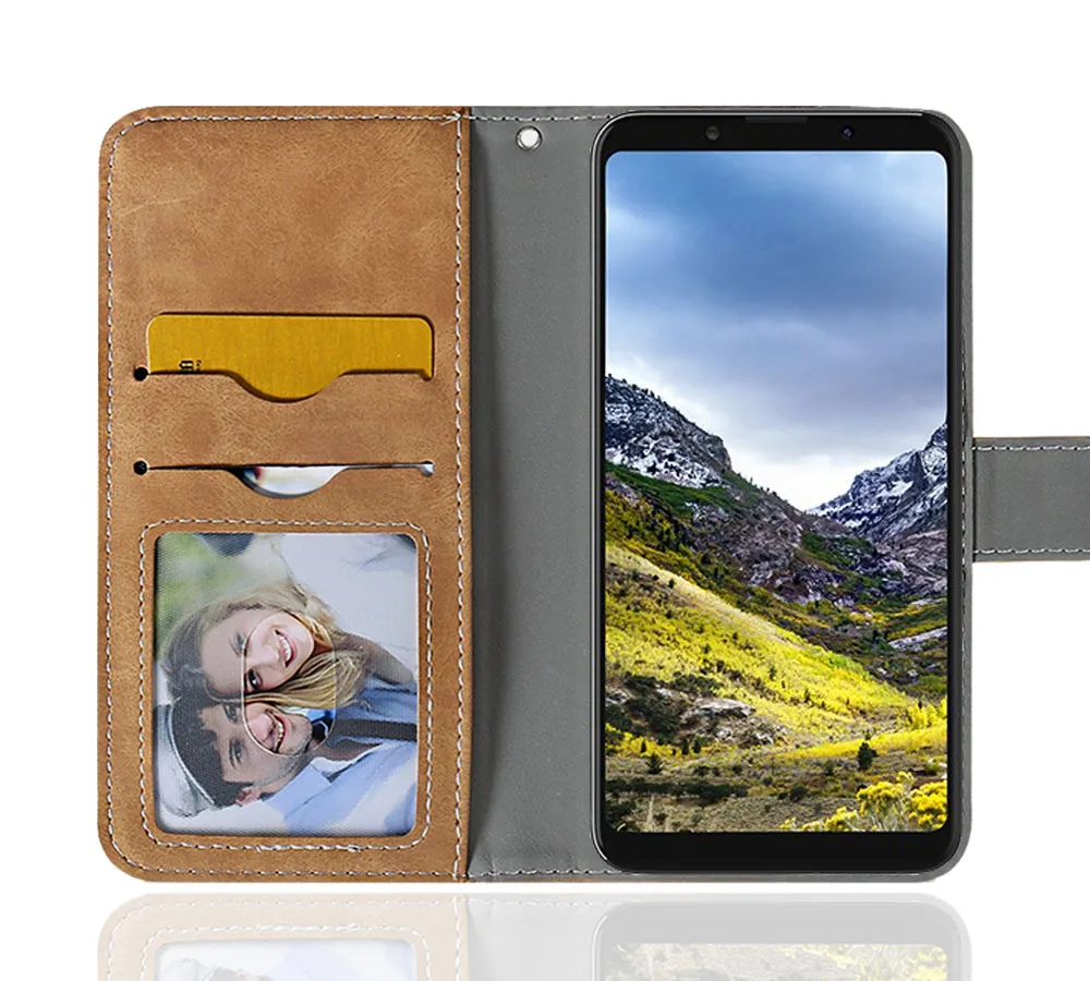 Роскошный чехол кошелек BQ 6035L Strike Power Max винтажные откидные Кожаные чехлы 6 дюймов