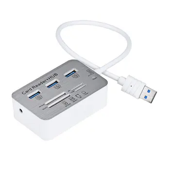 

USB HUB 3.0 Multi USB 3.0 HUB Splitter Card Reader Universal 3 Port USB HUB 4 port High Speed External Memory Card Readers