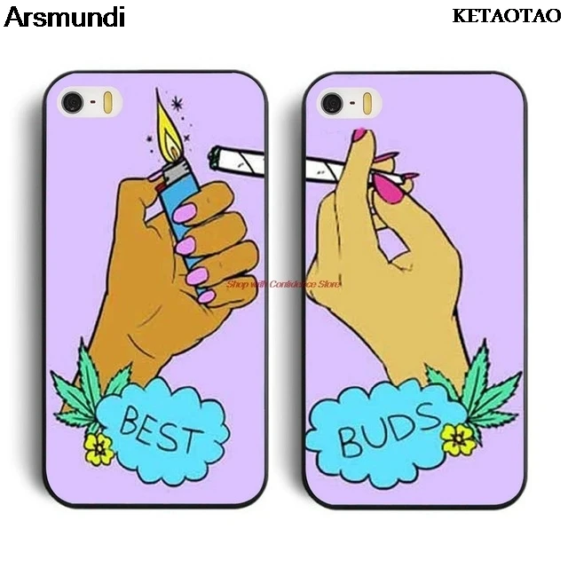 KETAOTAO Best Buds Set of Friends Phone Cases for iPhone 4S 5C 5S 6 6S 7 8 Plus XR XS Max X Case Soft TPU Rubber Silicone |