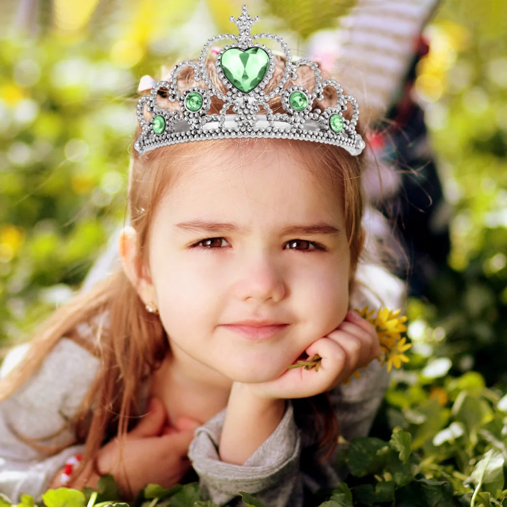 Kids Tiara Crown Set Girls Dress up Party Accessories 5pcs jewelry accessories hair headdress hair band crown
