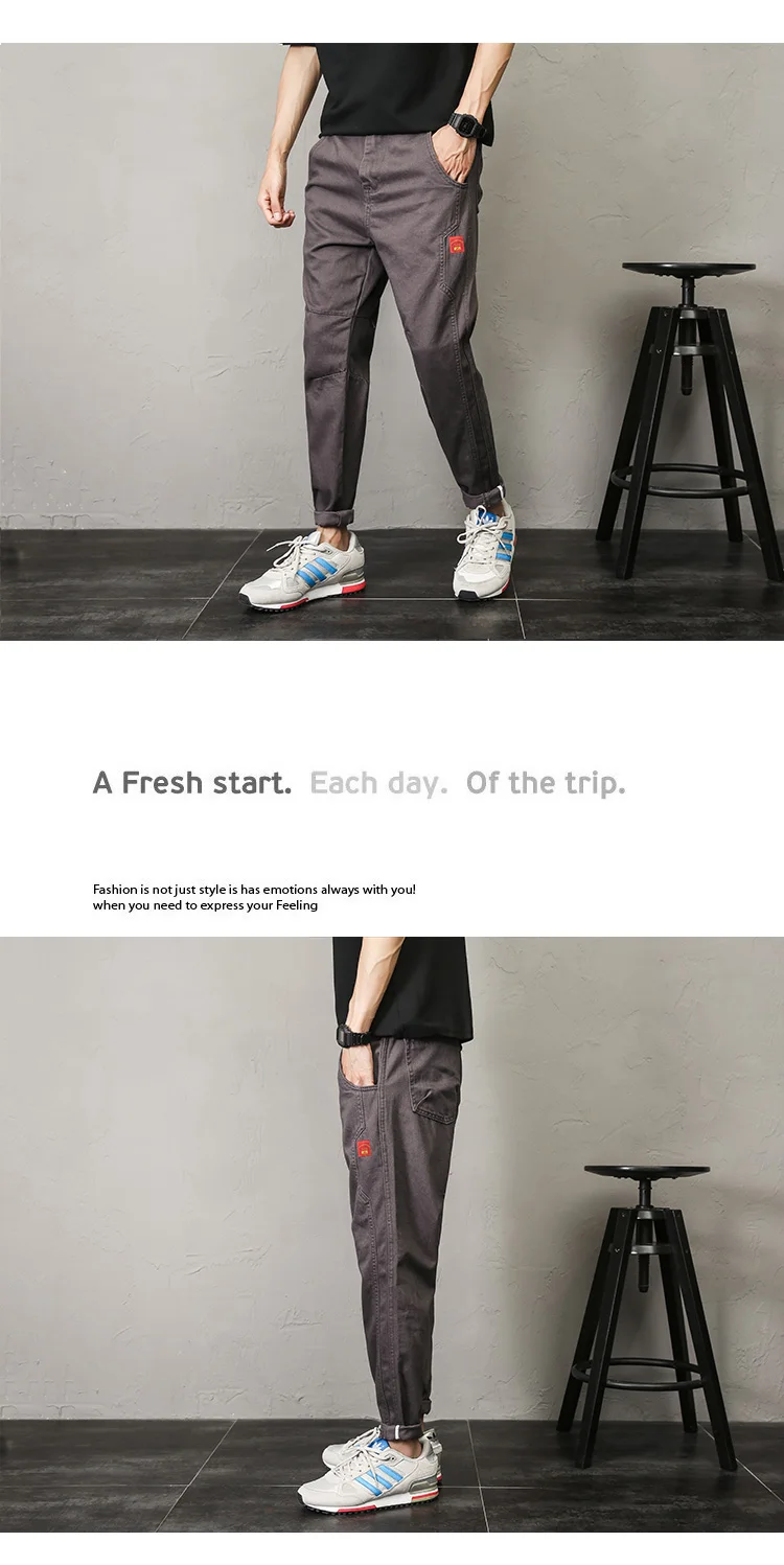 Men Pant Autumn Big Zise Loose Sweat Pants Men Mens Harem Pants Pantalones Haren Pantalon De Survetement Homme Student GG50ck051