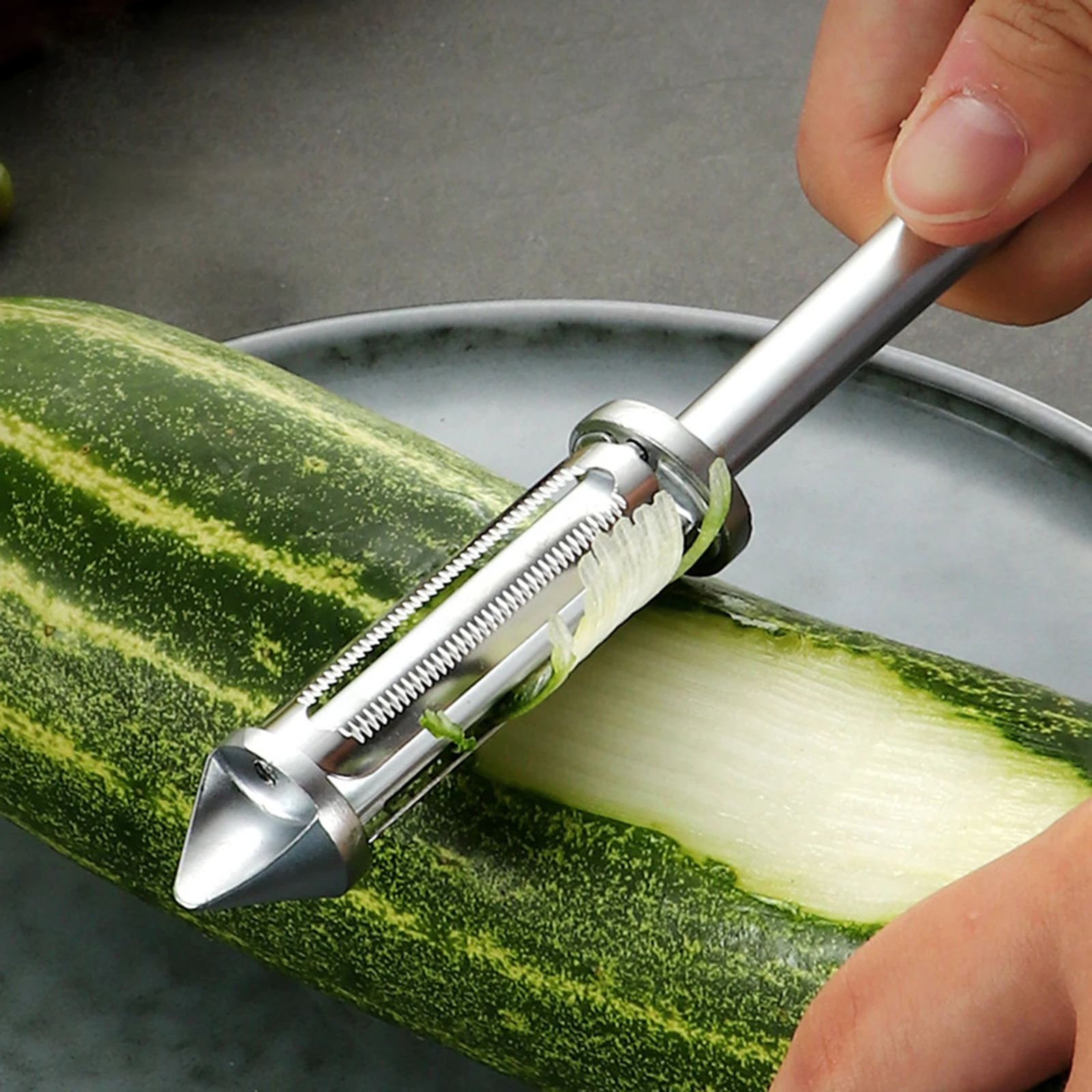 2 In 1 Kitchen Accessories Melon Cutter Vegetable Peeler Home Gadgets
