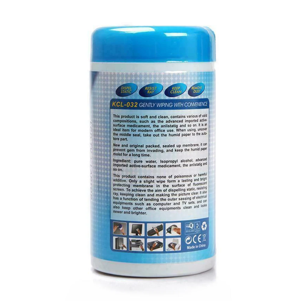 88Pcs/Box Cleaning Wet Wipes Soft Laptop Monitor LCD Phone Screen Lens Glass Wipes OUJ99