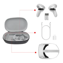 

For Oculus Quest 2 All-in-one VR Accessories Hard Shell EVA Storage Bag Carrying Cover Case Waterproof Travel Protective Box