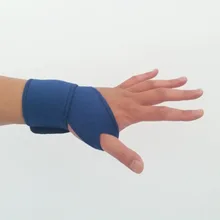 Синий цвет нарукавник на запястье спортивный растягивающийся защитный пояс на запястье защитный пояс мышь рука