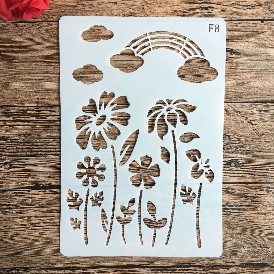 Layering Stencils Wall Stencil Cloud Stencil Card Making Decorative