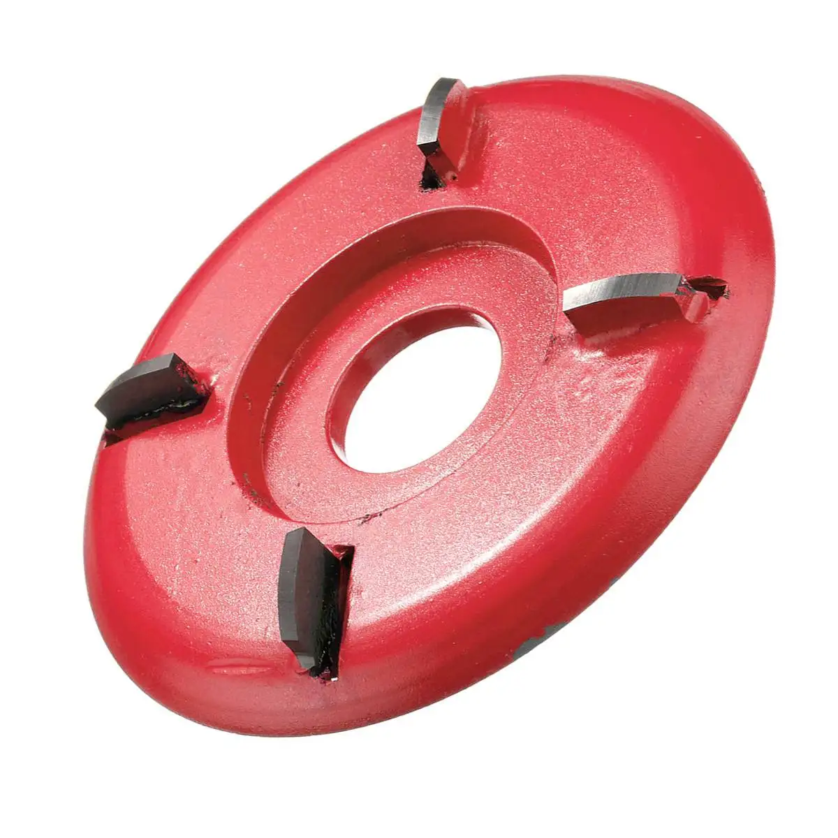 Четырехзуб дуги/плоская плоскость 90 мм резьба по дереву дисковый инструмент фреза для 22 мм Диафрагма угловая шлифовальная машина вложение чайный лоток лезвие - Цвет: ARC Red
