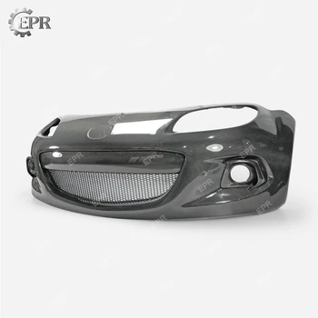 

Carbon Bumper For Mazda MX5 Roaster Miata NC3 OEM Carbon Fiber Front Bumper Sets(3pcs) With Front Grille&Fog Light Cover