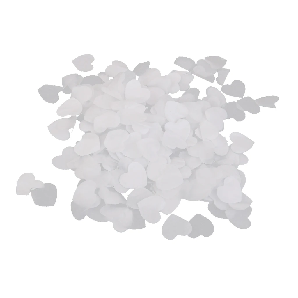 Mini Paper Love Heart Paper Confetti Circles Tissue Party Table Confetti for Wedding, Holiday, Anniversary, Birthday