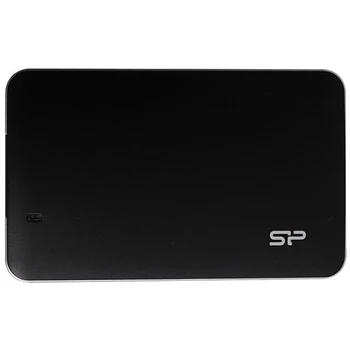 

External SSD drive Silicon Power Bolt B10 SP256GBPSDB10SBK 256GB, USB 3.1, 2.5 ", read / write: 400 Mb / s, TRIM, NCQ, AES 256-bit, Black