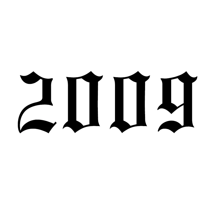 2009 Кольца для мужчин и женщин из нержавеющей стали с номером года на заказ, розовое золото, серебро, открытое мужское женское кольцо, модное обручальное свадебное ювелирное изделие - Цвет основного камня: 2009