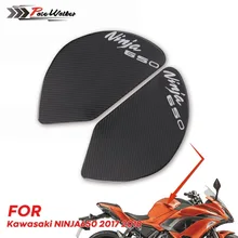 Kawasaki Ninja650 наклейки для топливного бака- лет мотоцикл противоскользящие наклейки для топливного бака боковой коврик клип Колено защитный чехол