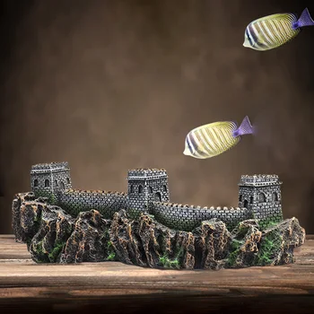 

Aquarium Fish Tank Artificial Rockery Resin Ornament Cave Landscaping Decoration Reptile Hideout Cave Decoration12