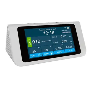 

TVOC Temperature Meter Hygrometer HCHO Formaldehyde Detector Air Quality Meter