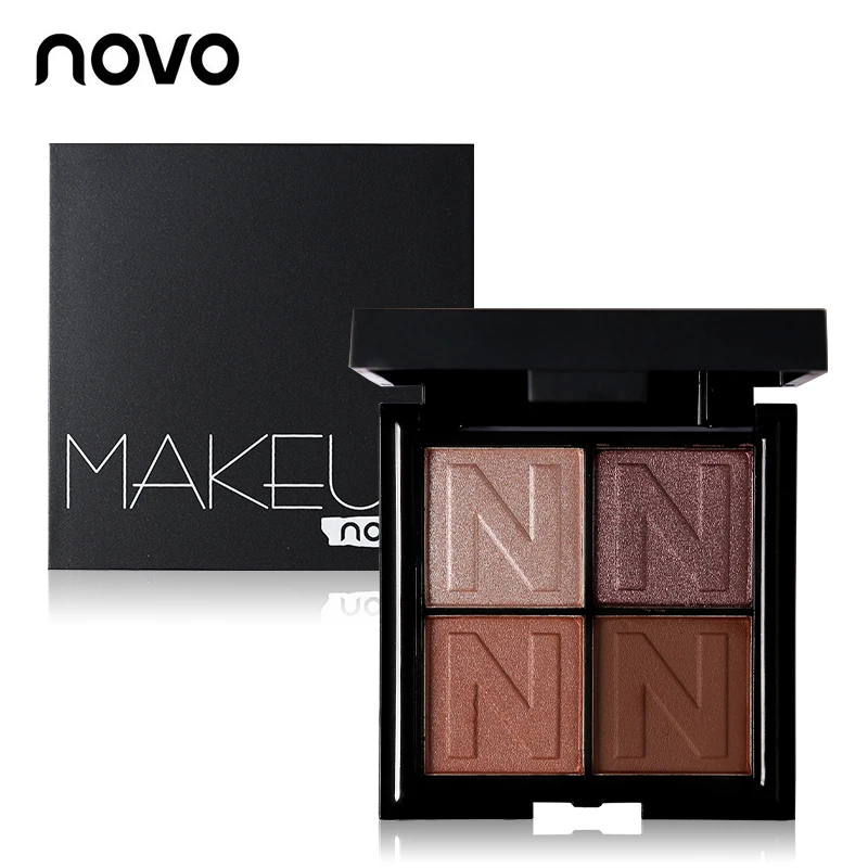 

NOVO Eye Shadow Infinite Charm 4 Color Matte Glitter Eyeshadow Palette Shimmer Shadow Makeup