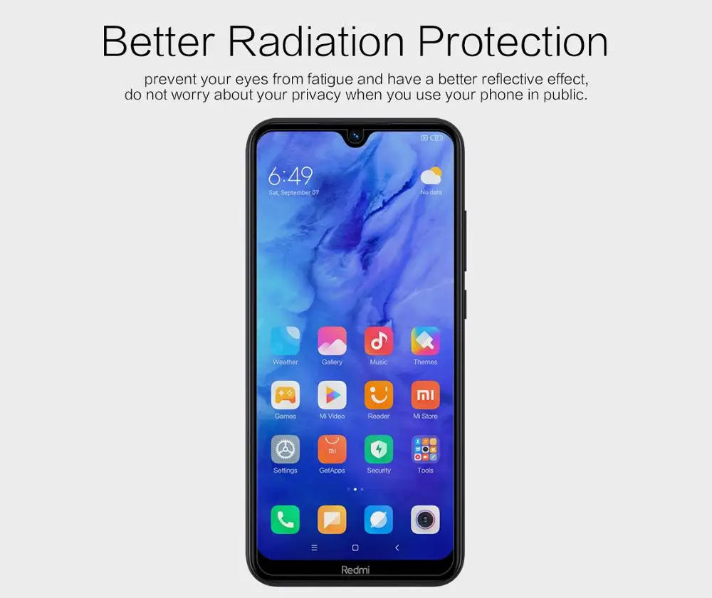 NILLKIN Антибликовая матовая защитная пленка для redmi note 8T защитная пленка redmi note 8 pro redmi K20 5 6 7 7A 8A