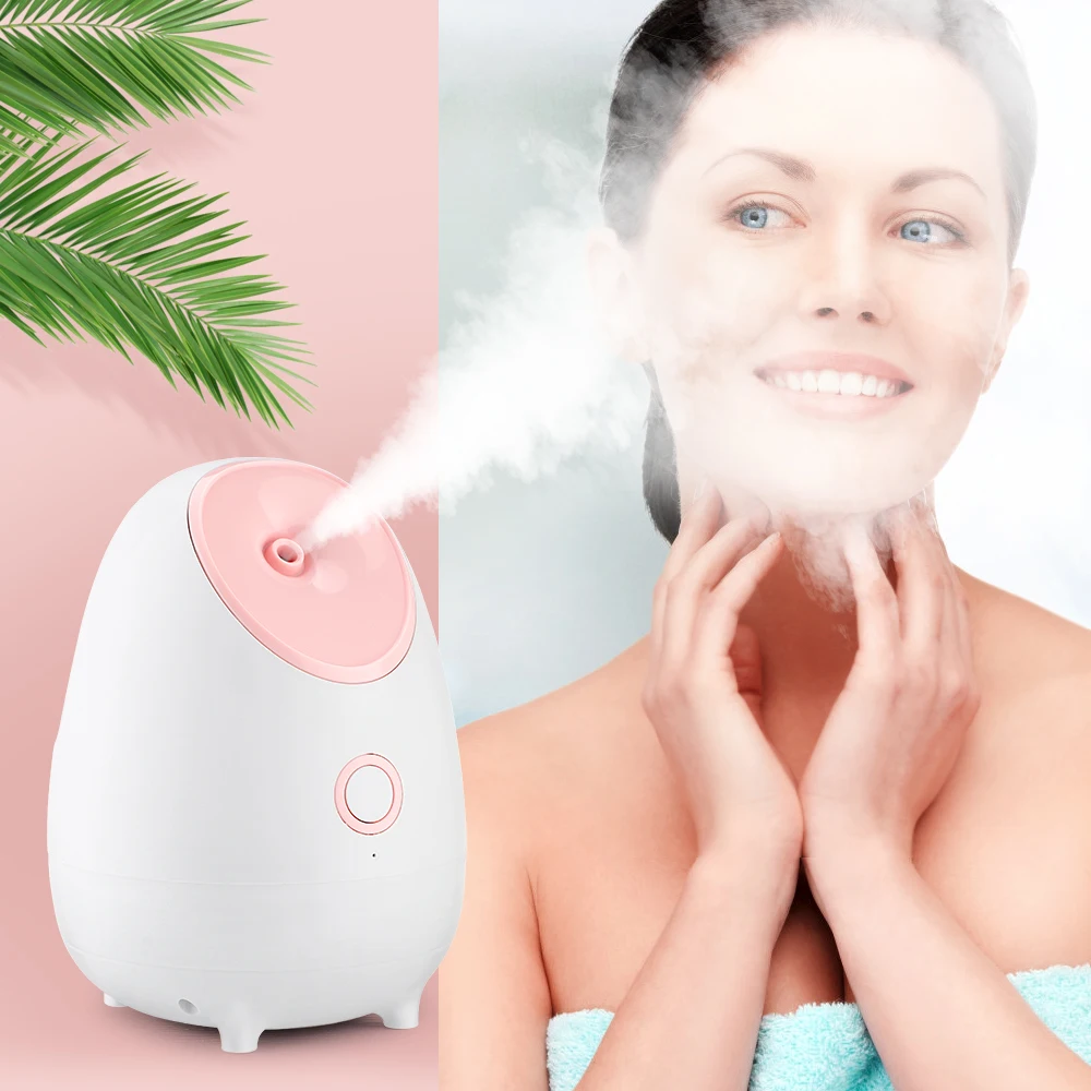 Hot Mist Facial Steamer Vaporizer Nano Deep Moisturizing Face Spray