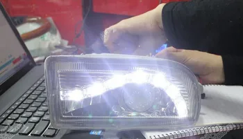 

eOsuns LED daytime running light DRL for Prado land cruiser 4500 4700 LC100 1998-2007, wireless switch, fog lamp projector lens