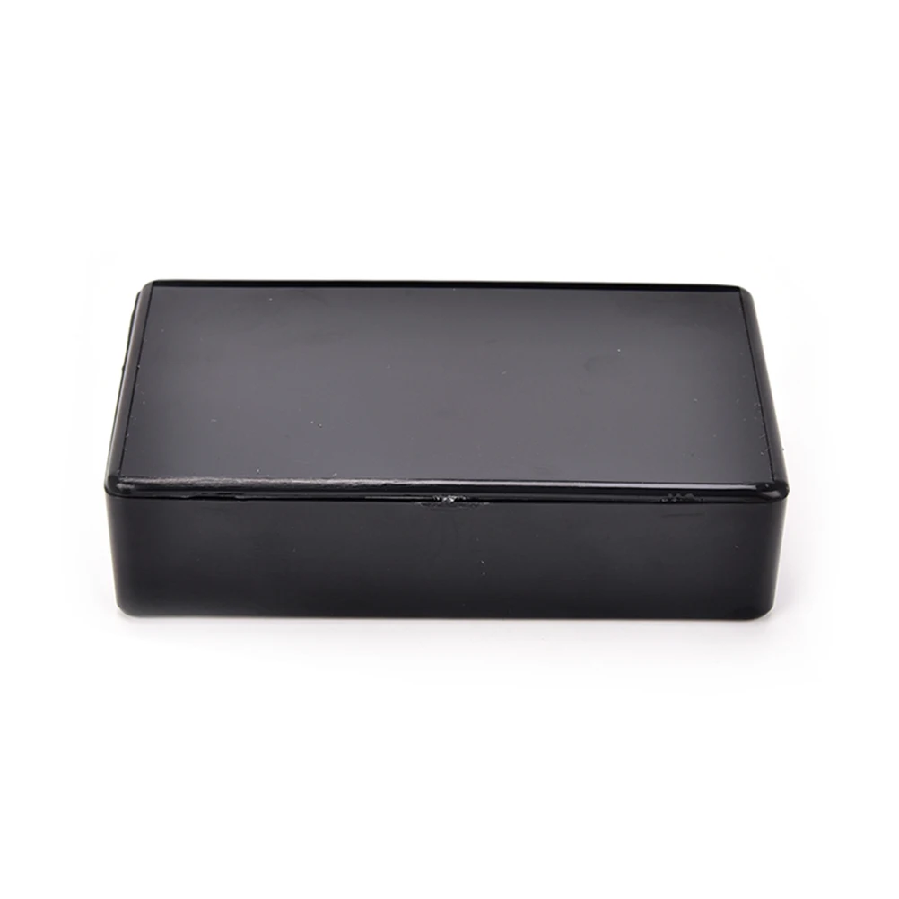 5 Custodie In Plastica Nera Per Progetti Elettronici – Scatole Fai Da Te A Scatto 85x50x21mm